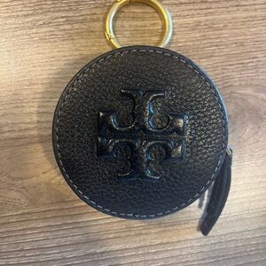 Tory Burch Thea coin pouch black leather